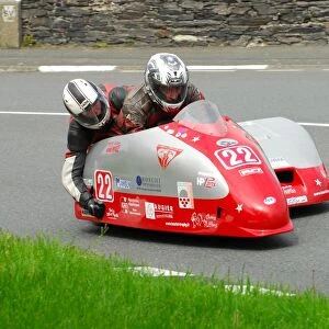 Francois Leblond & Cyril Roussel (Shelbourne Suzuki) 2013 Sidecar TT