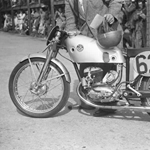 Frank Burman (EMC Puch) 1952 Ultra Lightweight TT