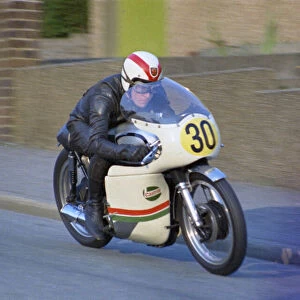 Frank Moss (Norton) 1972 Senior Manx Grand Prix practice