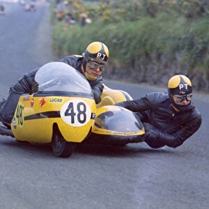 Fred Cornbill & Mike Tinkler (Triumph) 1970 750 Sidecar TT