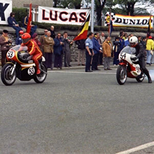 Bill Fulton (Stafford BSA) & Henry McEwan (Yamaha) 1974 Formula 750 TT