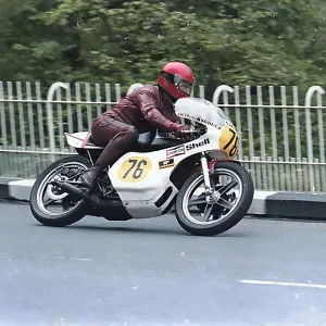 Bill Fulton (Yamaha) at Braddan Bridge Bill Fulton (Yamaha) at Braddan Bridge