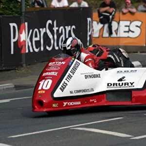 Gary Bryan & Gary Partridge (Baker Honda) 2010 Sidecar A TT