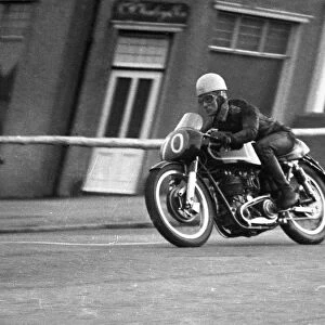Gavin Dunlop (AJS) 1956 Junior TT