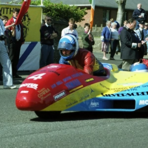 Geoff Bell & Keith Cornbill (Yamaha) 1991 Sidecar TT