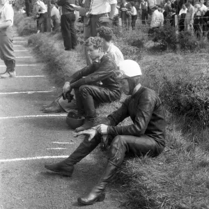 1959 Senior Ulster Grand Prix Print of Geoff Duke and Alan Shepherd