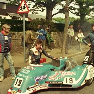 Geoff Rushbrook & Geoff Leitch (Ireson Yamaha) 1987 Sidecar TT