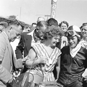 Geoff Tanner (Norton) 1955 Junior Manx Grand Prix