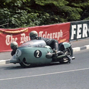 Georg Auerbacher & Eduard Dein (BMW) 1967 Sidecar TT