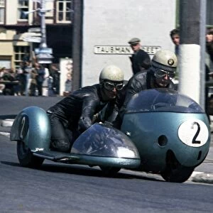 George Auerbacher & Eduard Dein (BMW) 1967 Sidecar TT