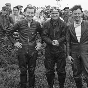 George Costain, Bob McIntyre and Bill Smith 1959 Southern 100