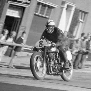 George Longman (Velocette) 1957 Junior Manx Grand Prix George Longman (Velocette) 1957 Junior Manx Grand Prix