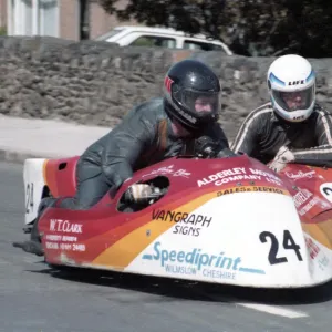 Gerry Flynn & Richard Burgess (Yamaha) 1985 Sidecar TT