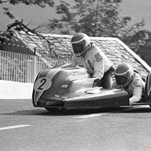 Gerry & Nick Boret (Renwick Konig) 1975 1000cc Sidecar TT