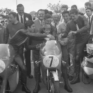 1966 Junior TT Print featuring Giacomo Agostini, Jim Redman, and Phil Read 1966 Junior TT Print featuring Giacomo Agostini, Jim Redman, and Phil Read