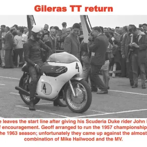 1957 Championship Winning Bikes Print