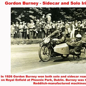 Gordon Burney - Sidecar and Solo Irish Champion