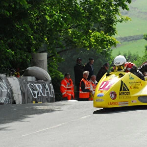 Gordon Shand & Stuart Clark (Shand Suzuki) 2012 Sidecar TT