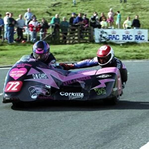 Graham Hayne & Mark Beaumont (Kawasaki) 1993 Sidecar TT