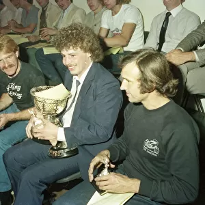 Graham King, Ian Ogden, Dave Pither, 1984 Senior Manx Grand Prix