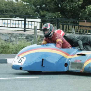 Graham Parkins & Tony Parkins (Kawasaki) 1991 Southern 100