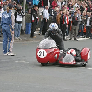 Grahame Alcock & Kerry Williams (Triumph / Norton) 2010 TT Parade Lap