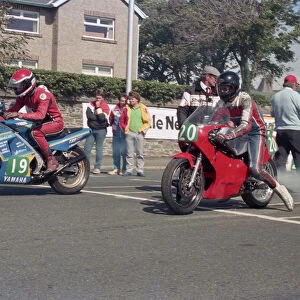 Greg Broughton (Yamaha) & Richard Goodwin (Yamaha) 1987 Lightweight Manx Grand Prix