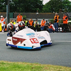 Greg Lambert & Ivan Murray (DMR GL Honda) 2004 Sidecar TT