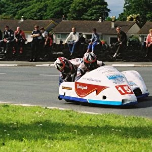 Greg Lambert & Ivan Murray (DMR Lambert Honda) 2004 Sidecar TT