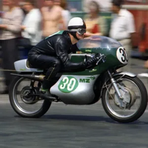 1970 Lightweight TT Print of Gunter Bartusch on MZ at Ramsey 1970 Lightweight TT Print of Gunter Bartusch on MZ at Ramsey
