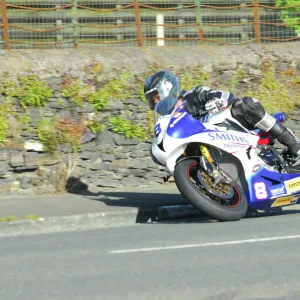 Guy Martin (Triumph) at Kirk Michael