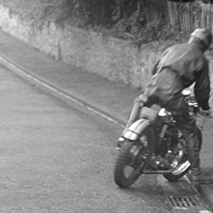 Guy Newman Triumph 1949 Senior Clubman TT Practice