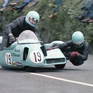 Bill Hall & Peter Minion (Russells Kawasaki) 1978 Sidecar
