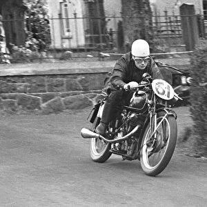 Bill Hall (Velocette) 1951 Junior Ulster Grand Prix
