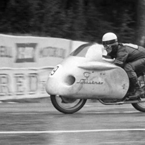 Hans Baltisberger (NSU) 1956 Lightweight TT