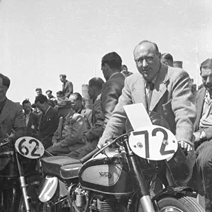 Harold Daniell (Norton) 1947 Senior TT