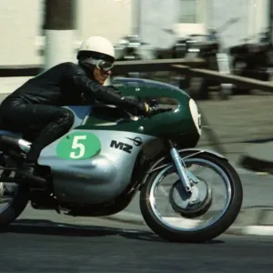 1967 Lightweight TT Print of Heinz Rosner on MZ 1967 Lightweight TT Print of Heinz Rosner on MZ