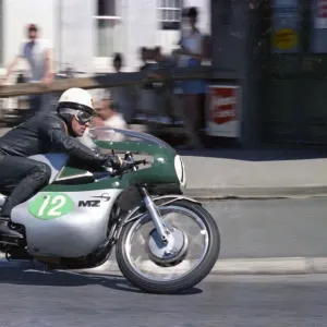 1968 Lightweight TT Heinz Rosner MZ Print. Art Prints, Posters
