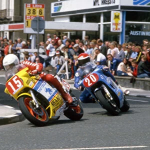 Helmut Dahne (Honda) & Brian Morrison (Suzuki) 1986 Production A TT
