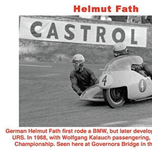 Helmut Fath Wolfgang Kalauch URS 1968 500 Sidecar TT