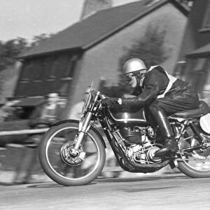 Herbert Bent (AJS) 1957 Junior Manx Grand Prix