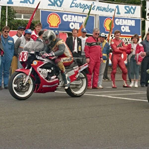Howard Selby (Suzuki) and Rob Haynes (Kawasaki) 1988 Production A TT