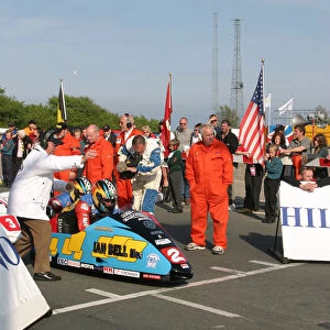 Ian Bell & Ian Carpenter (DMR Bell Yamaha) 2003 Sidecar TT