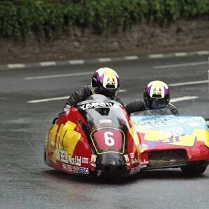 Ian Bell & Neil Carpenter (Windle Yamaha) 1996 Sidecar TT