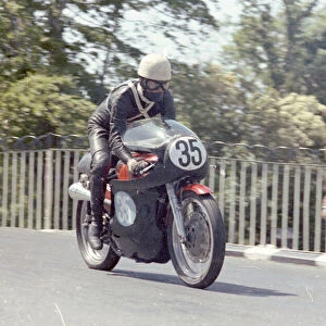 Ian Burne (AJS) 1965 Junior TT