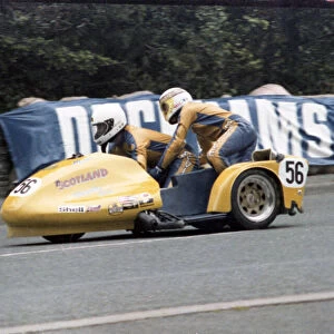 Ian Dickie & Mose Hutchinson (Yamaha) 1979 Sidecar TT