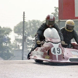 Ian McDonald & Andre Witherington (Kawasaki) 1978 Sidecar TT