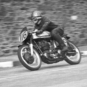 J L Ginger Payne (Norton) 1958 Junior Newcomers Manx Grand Prix
