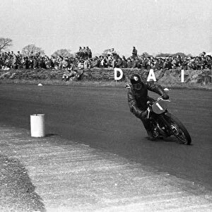 A J Wiffen (Rudge) 1954 Silverstone Saturday Vintage race