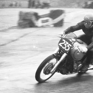 Jack Brett (AJS Porcupine) 1952 Thruxton